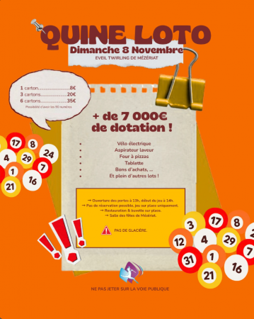 Loto - 08/11 - Mézériat